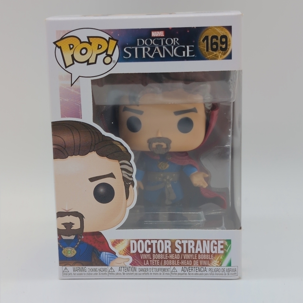 Marvel Doctor Strange Funko Pop Figure with Red and Blue Costume 169
